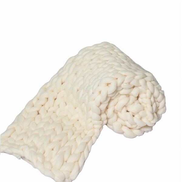 Wooly Cloud Chunky Knit Sofa Shawl
