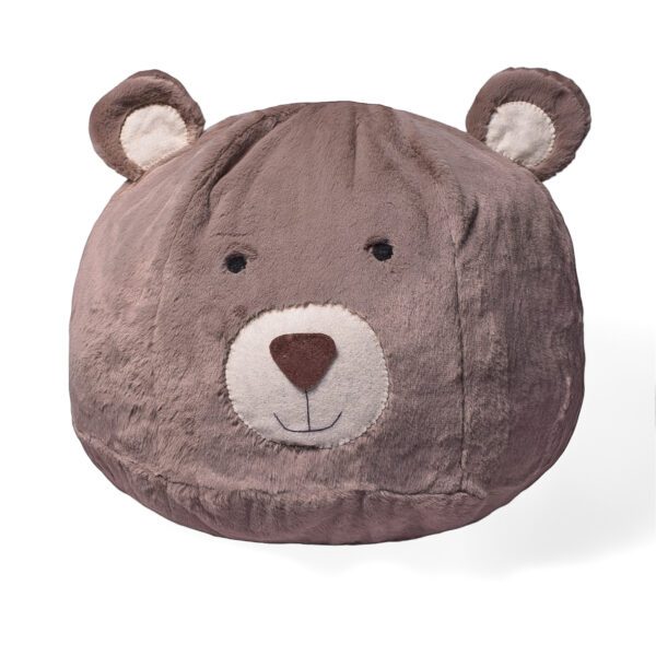 Pouf with bear design