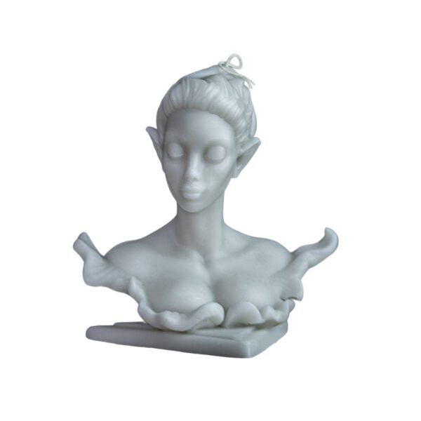 Decorative candles with female designs