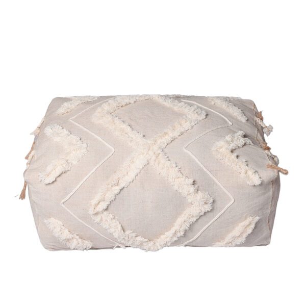 White pouf
