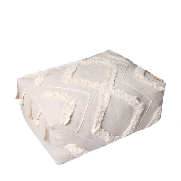 White pouf